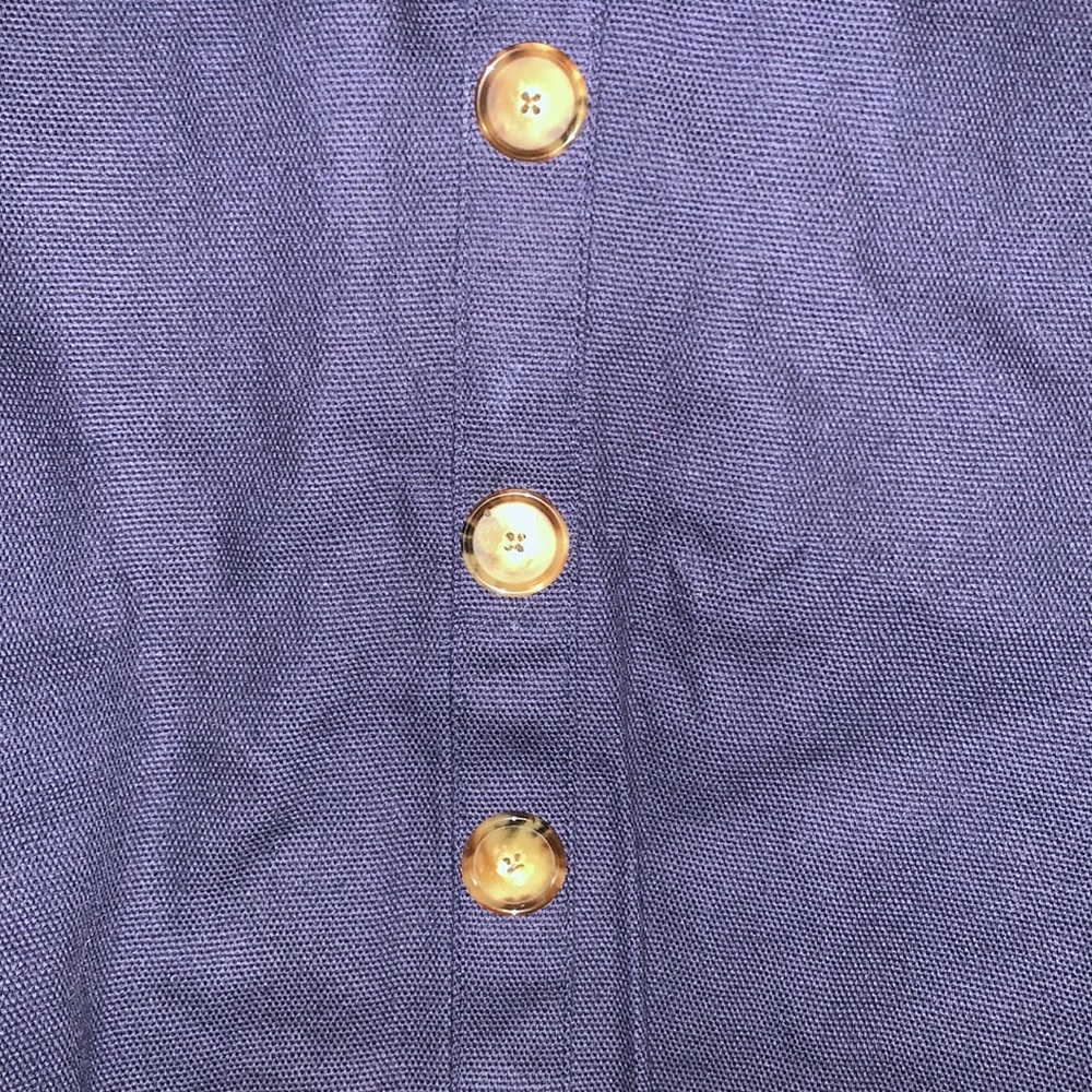 NWT Marie Oliver Clara Linen button down blouse nautical - Picture 6 of 9